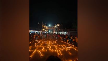 dev diwali varanasi 2023 Dev Diwali in Shiva Kashi 21 lakh lamps lit Amazing view of Cracker Show across Ganga