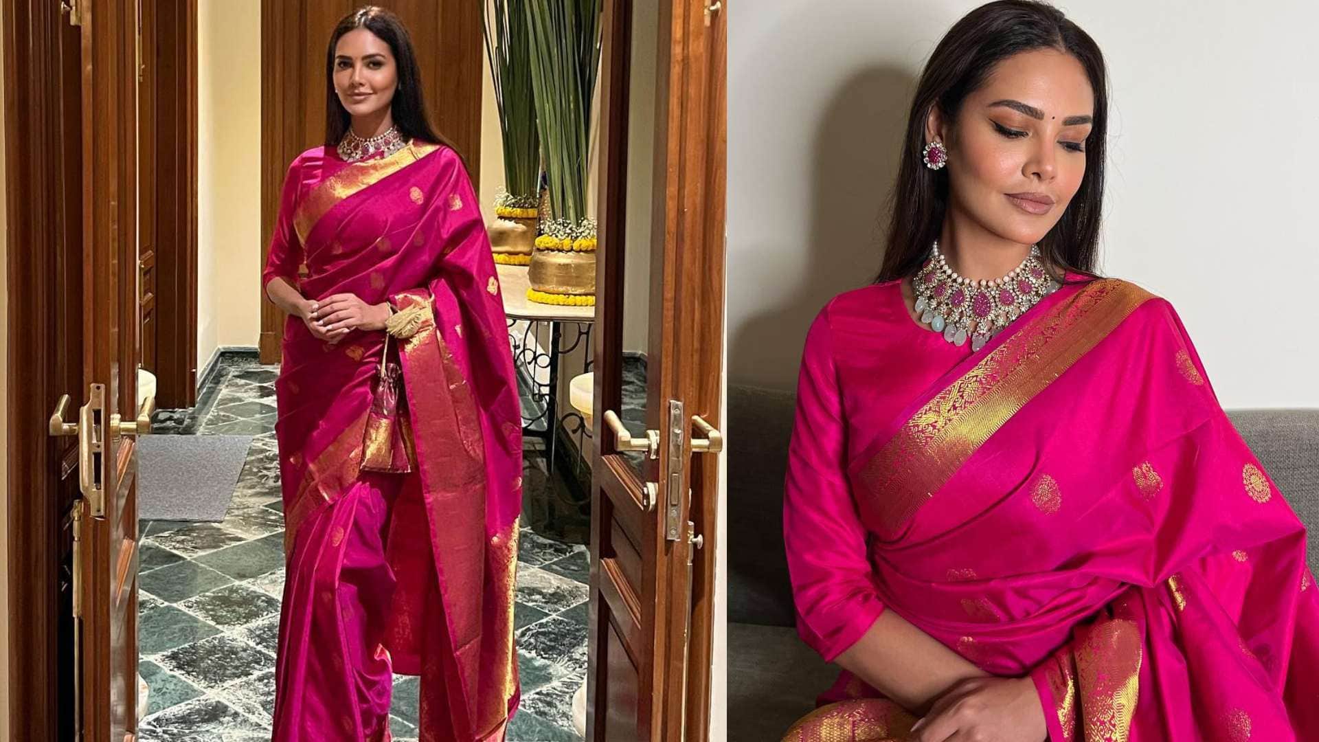 Esha Gupta Birthday trendy look for newly bride inspired by Esha Gupta