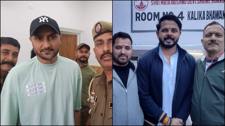 cricketer S Sreesanth paid obeisance at Mata Vaishno Devi katra