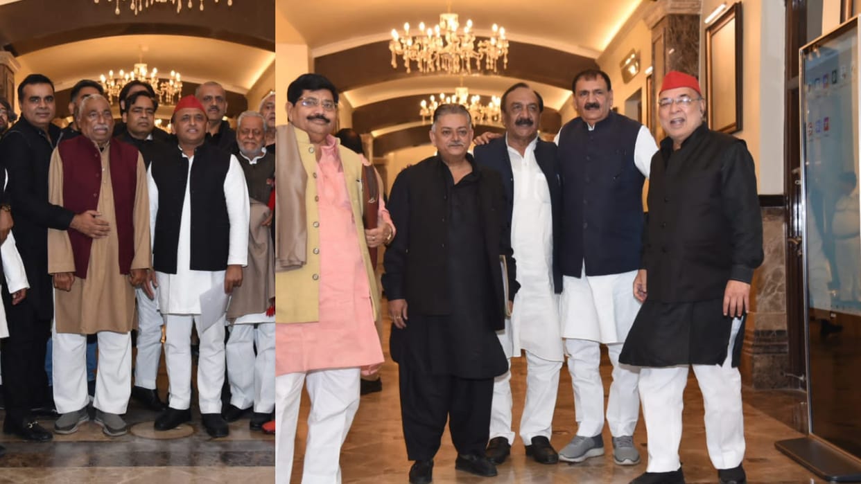 Up Vidhan Sabha Winter Session 2023 Opposition Mlas Were Seen Wearing Black Clothes at Assembly News in Hindi