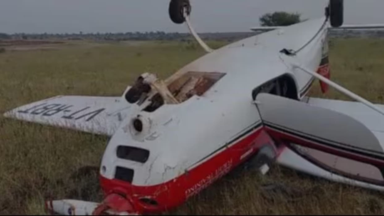 Twin aircraft crashes: Flight academy officials booked for not cooperating in AAIB probe
