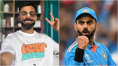 Virat kohli fans worried after his latest photo in which he can be seen with multiple Injuries but happy face