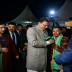 श्रमिकों के साथ मनाया ईगास
