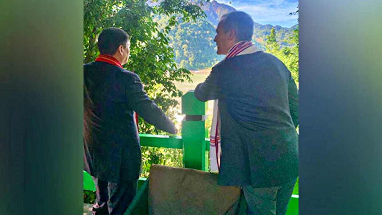 US Envoy Eric Garcetti Hump World War-II Museum in Arunachal Pradesh