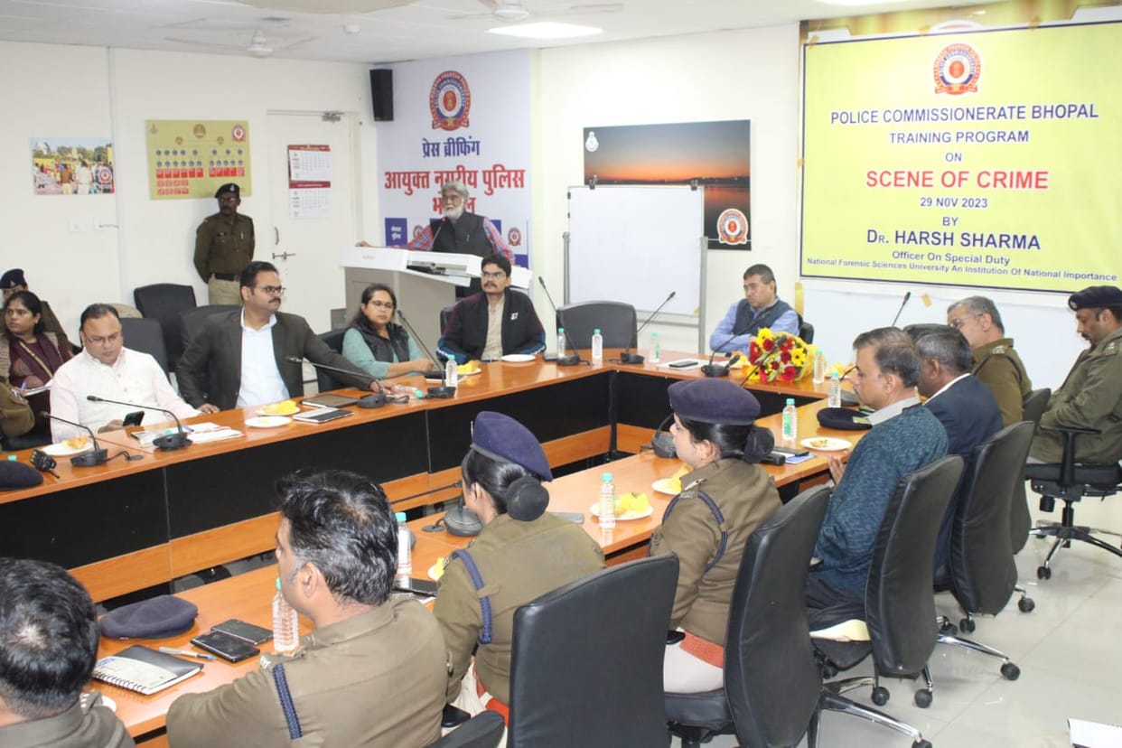 Bhopal: Police learned how to investigate crimes, organized scene of crime workshop