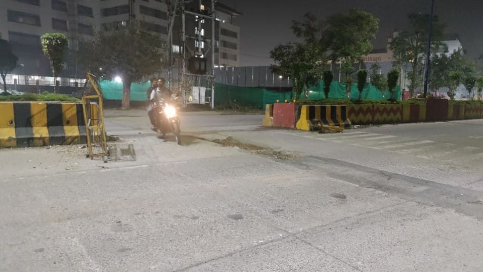 The survey of danger zone of road accidents in Indore remained buried in the files