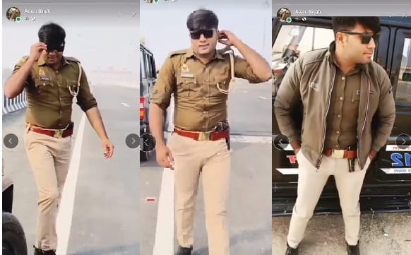 Video of constable making reel goes viral in Hamirpur, story posted on social media, removed from duty and att