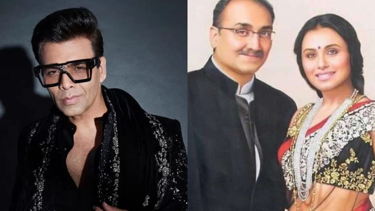 Koffee With Karan 8 Karan Johar reveals interesting incident with his mom About Aditya Rani Mukerji Wedding
