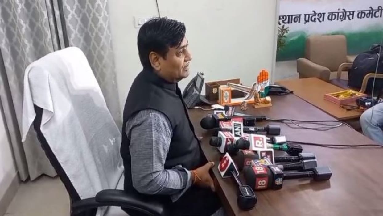Rajasthan Election Govind Singh Dotasara claims before exit poll Congress government will be formed