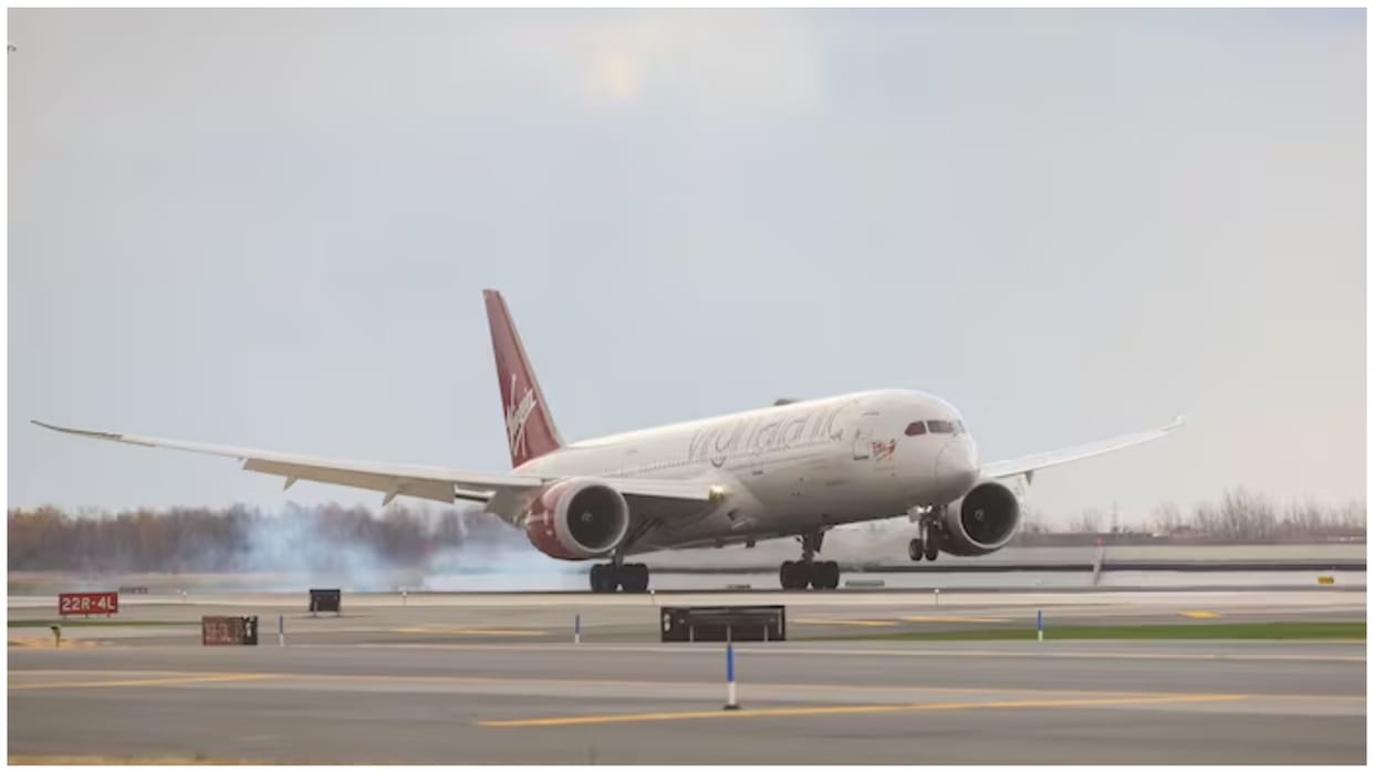First ever transatlantic Flight fuelled by Cooking Oil Sustainable Aviation Fuel takes off Virgin Atlantic new