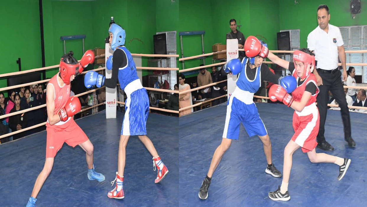 RKMV dominance in inter college women's boxing, seven boxers reached the finals