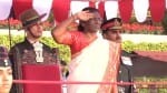 राष्ट्रपति द्रौपदी मुर्मू ने राष्ट्रीय रक्षा अकादमी के 145वें पाठ्यक्रम की पासिंग आउट परेड की समीक्षा की