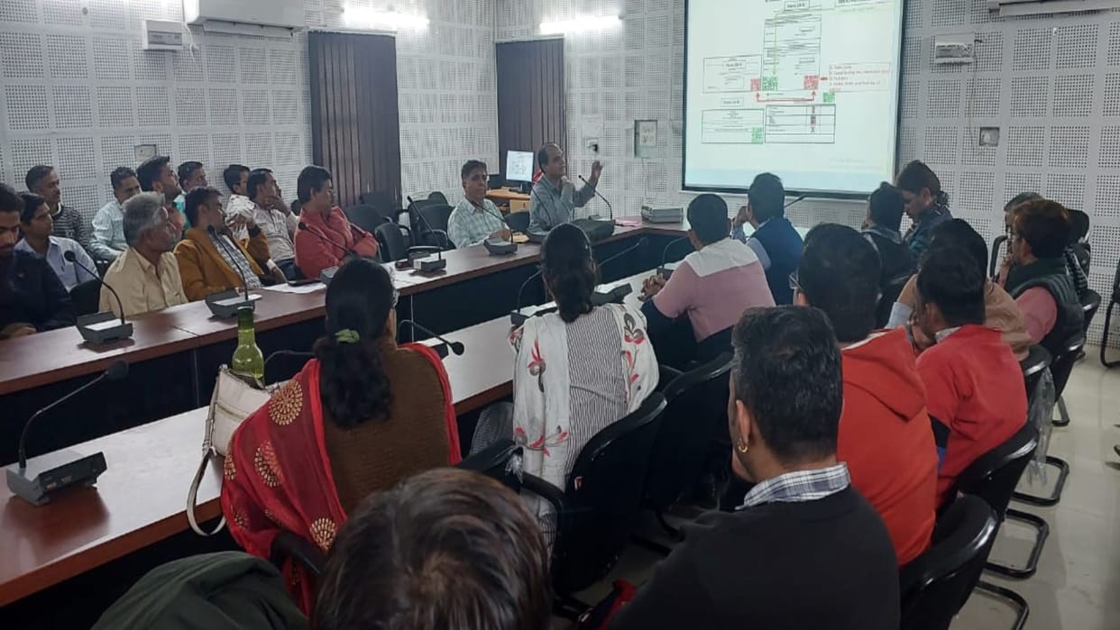 256 officers took training for the counting of votes to be held on December 3 in Sirohi