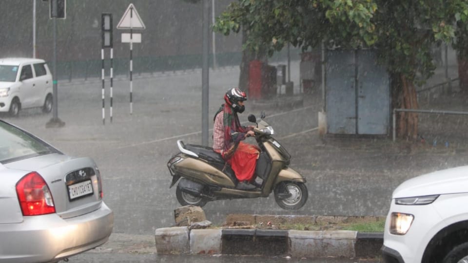 Rain in Chandigarh today, weather update news of chandigarh