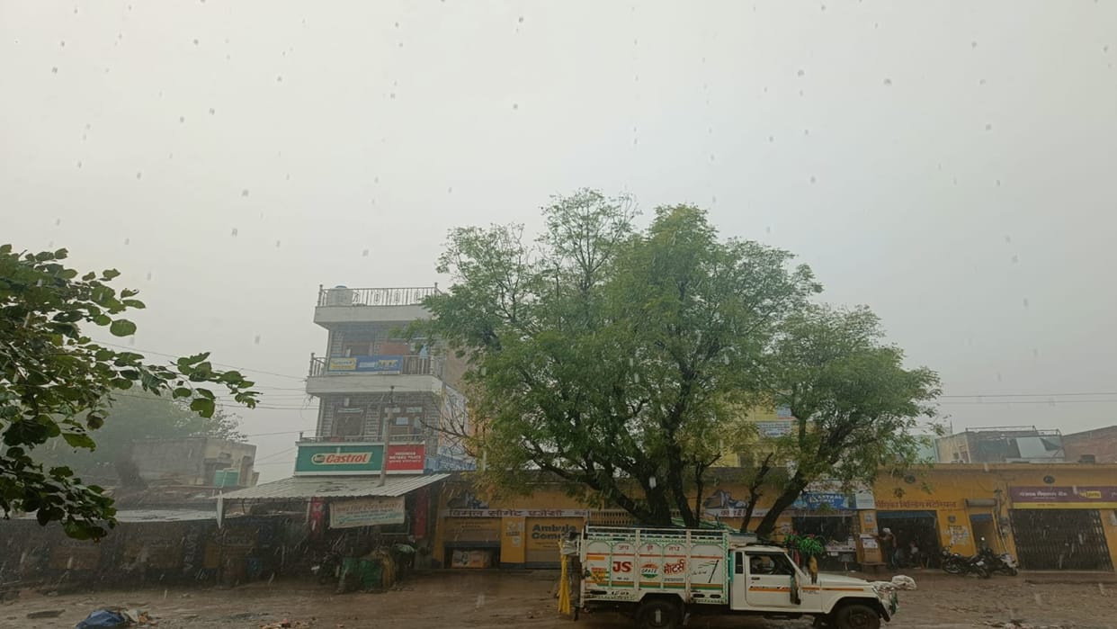 Heavy rain again in Dholpur