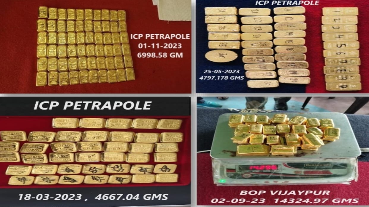 59th Foundation Day of BSF: Record breaking gold worth Rs 92 crore seized in South Bengal Frontier this year