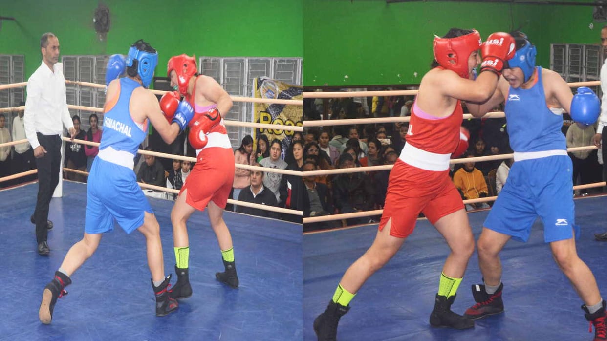 Inter College Women's Boxing Competition: RKMV Shimla dominates, Priyanka the best boxer