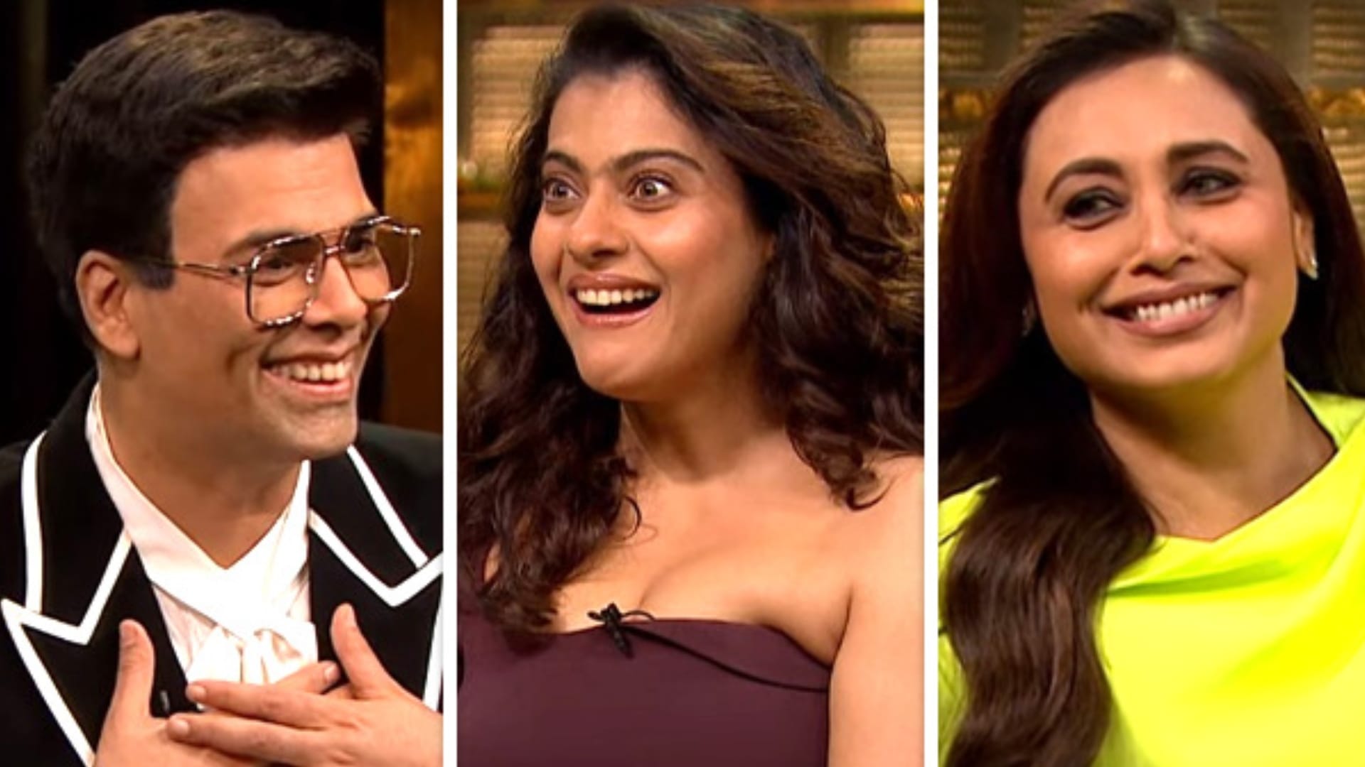 Karan Johar tried to explain what he showed in Kuch Kuch Hota Hai was not his mindset Kajol ask him to shut up