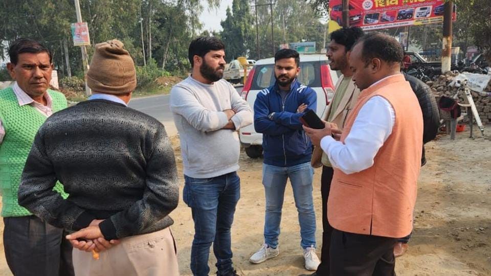 Moradabad: Jal Nigam started sewerage work.. PWD stopped it, officials came face to face