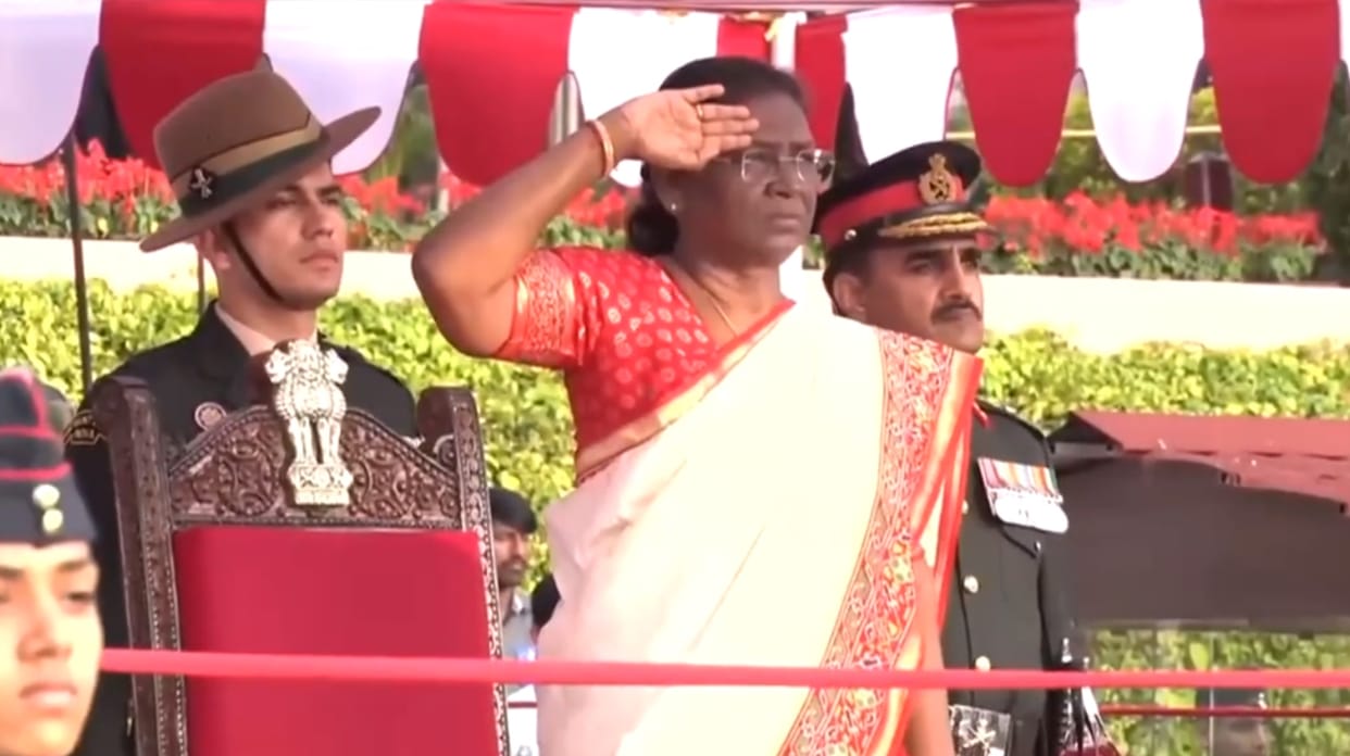 News and update today, bengaluru, maharasthra, President reviews passing out parade of NDA