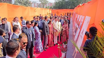 Ija-Baini Mahotsav: ईजा-बैंणी महोत्सव का हुआ आगाज, सीएम ने किया 713 करोड़ की योजनाओं का लोकार्पण और शिलान्यास CM reached the venue of Ija-Baini Mahotsav