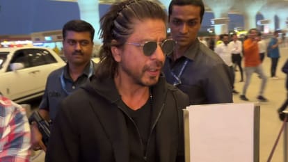 Dunki actor Shah Rukh Khan patiently wait for security check on airport video went viral on social media