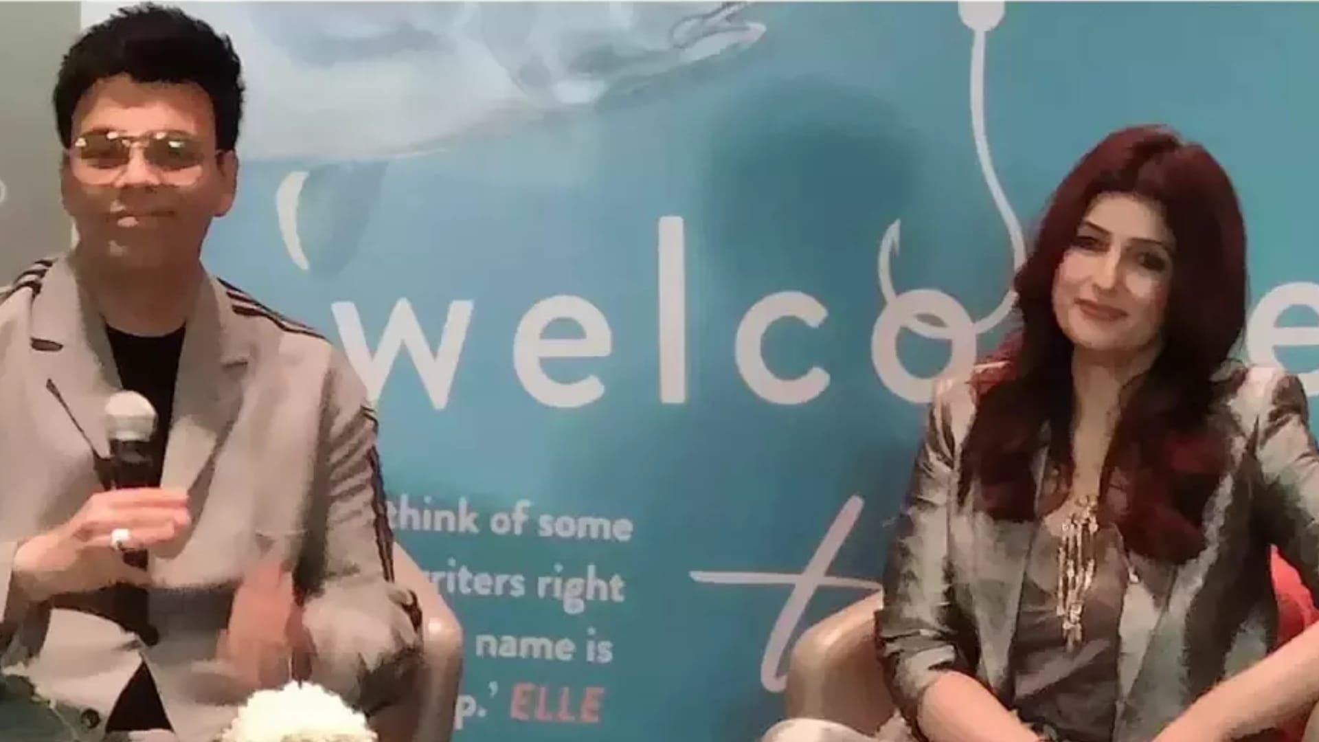 Twinkle Khanna on book launch event comments about Karan Johar being in love with her Than He was Speechless