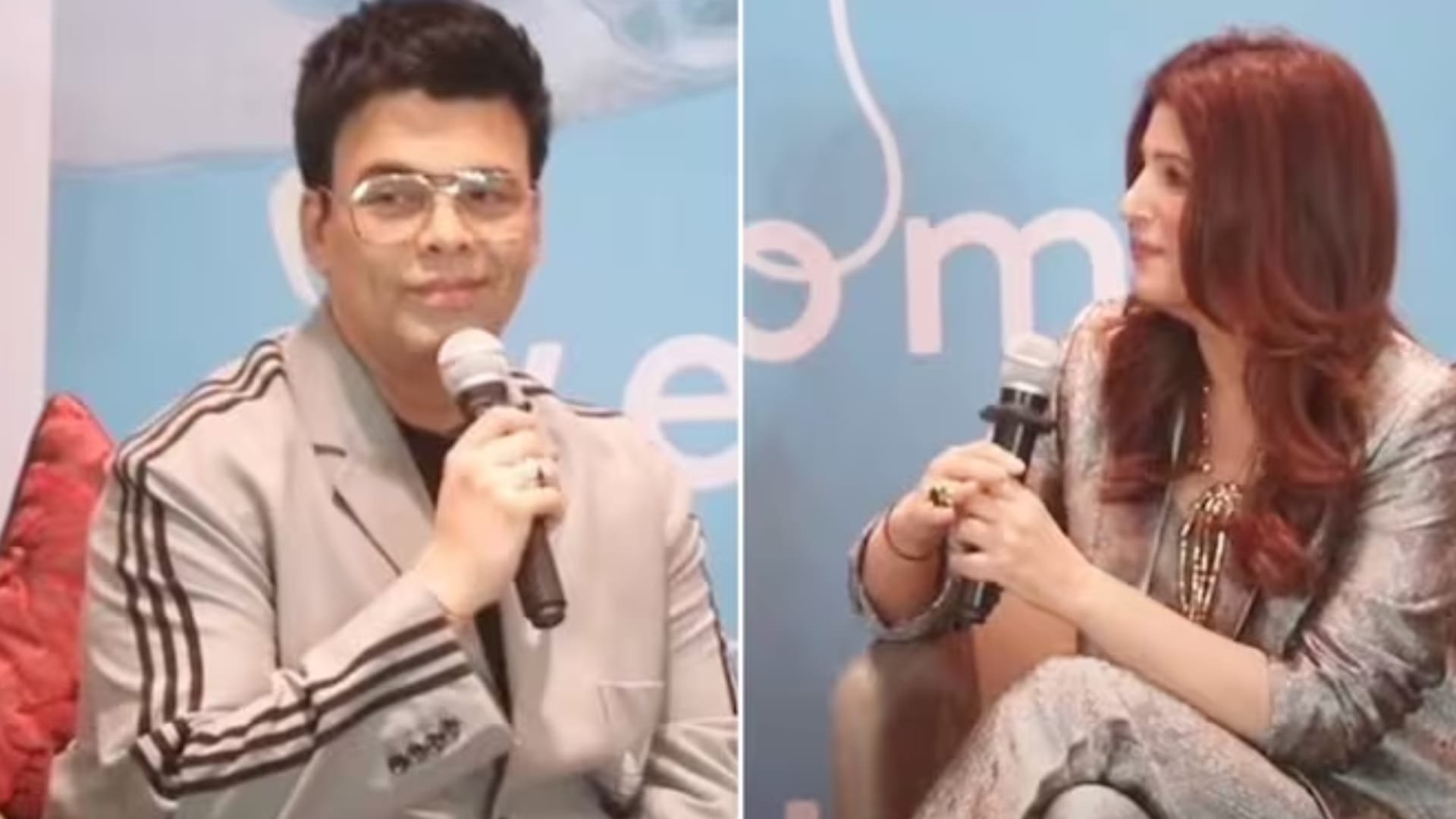 Twinkle Khanna on book launch event comments about Karan Johar being in love with her Than He was Speechless
