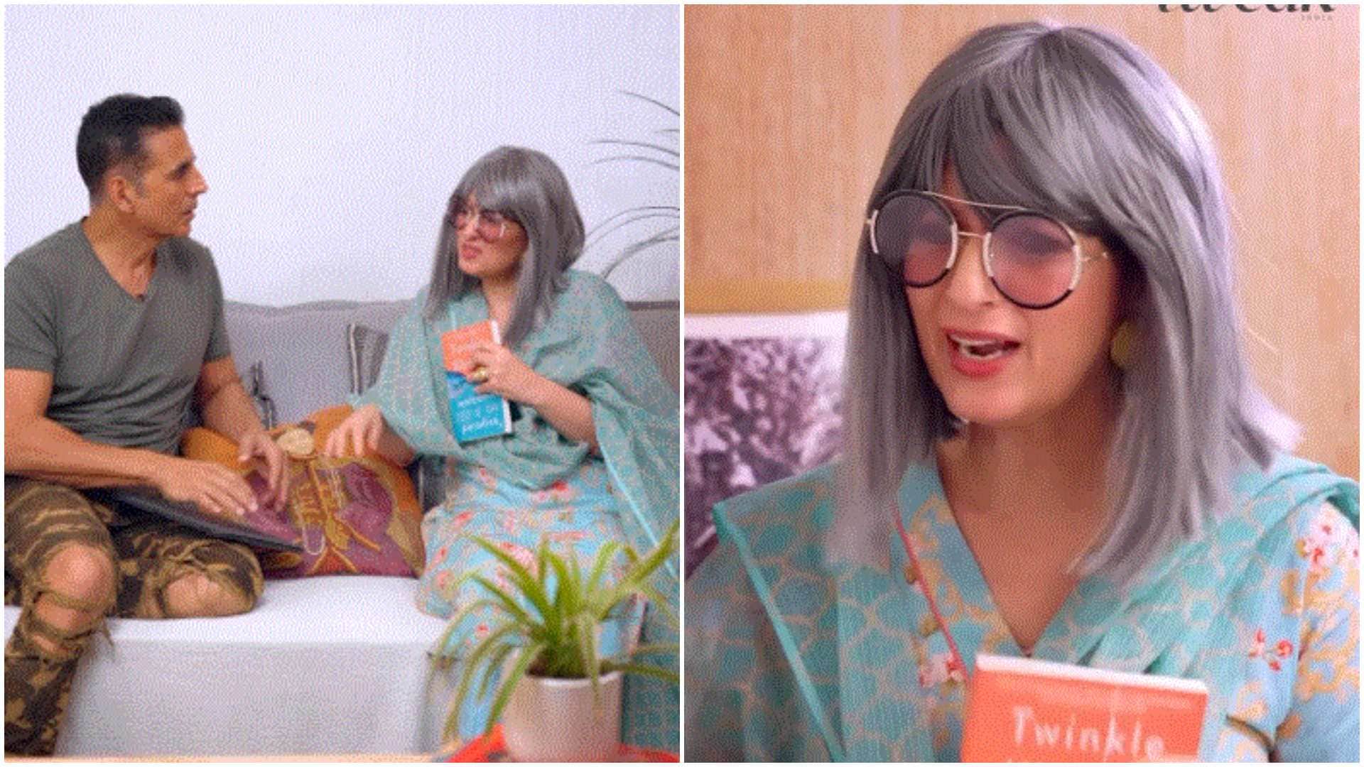 akshay kumar promotes wife Twinkle Khanna Book Welcome To Paradise in a funny way video viral on social media