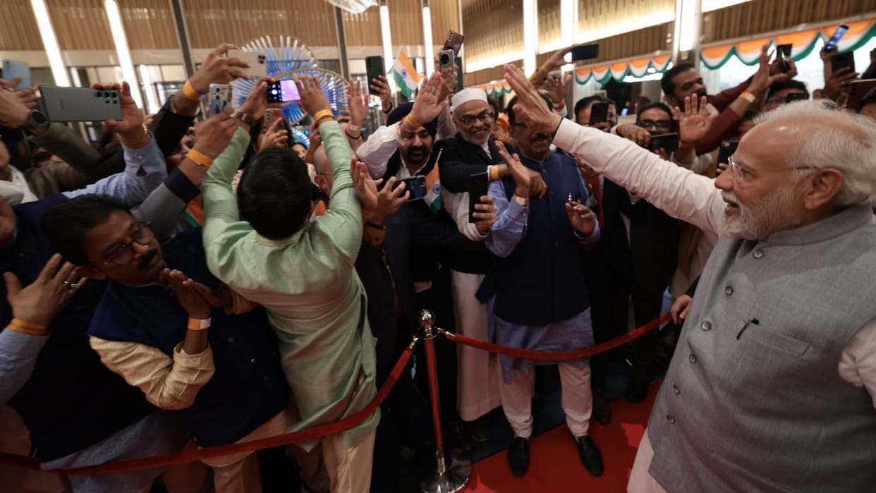 Indian Diaspora in Dubai gave grand welcome to PM Modi COP28 Summit