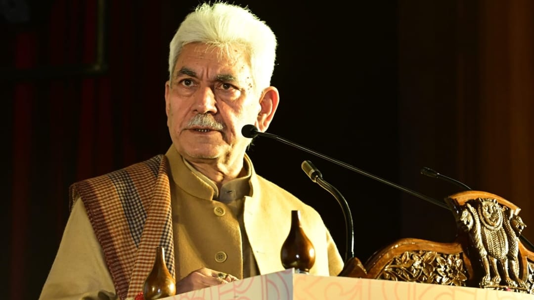 Amar Ujala Samvad: lg manoj sinha There is no place for terrorism in Jammu Kashmir