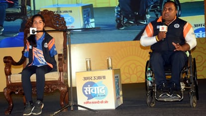 Amar Ujala Samvad: Rakesh kumar turned Plumber to archer once lost interest in life now plays for glory of tri