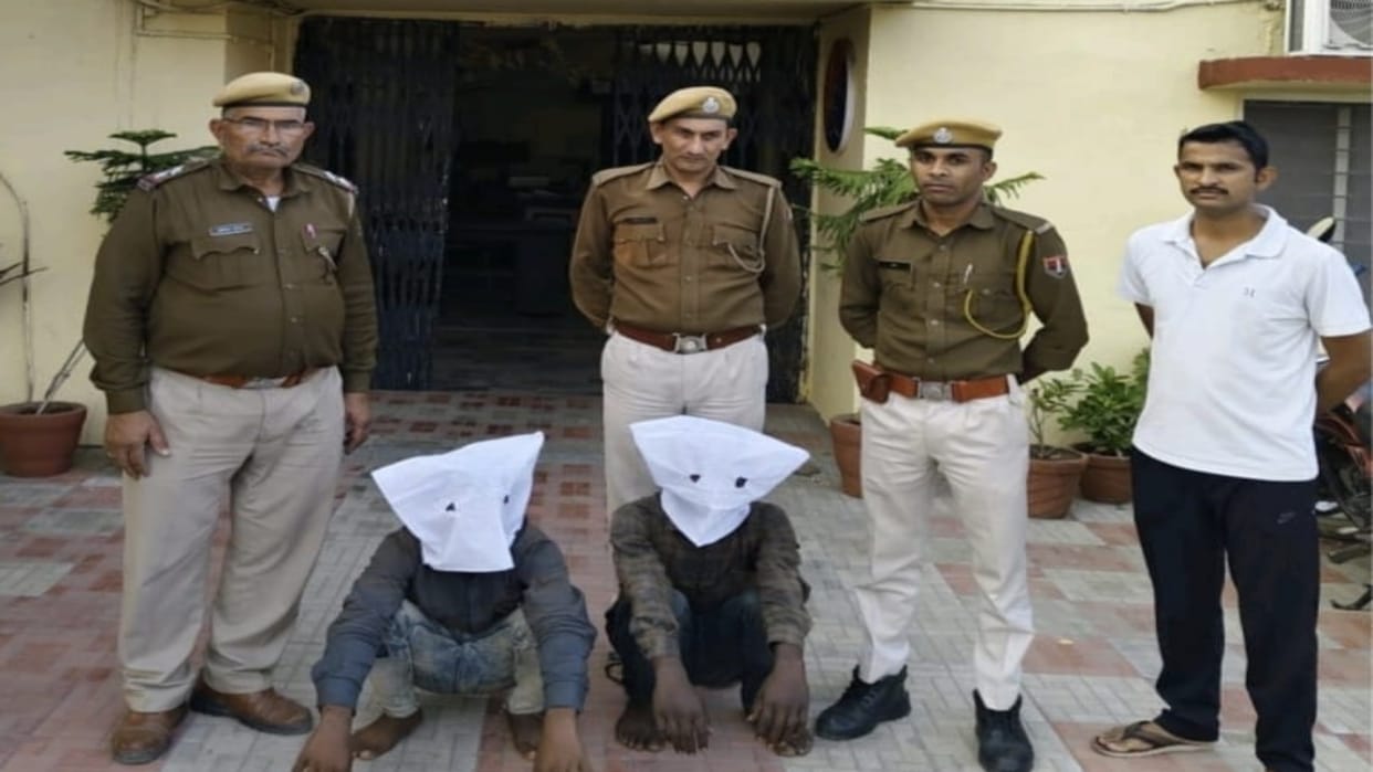 Sirohi Crime Robbery exposed in Maval Growth Center of Abu Road two accused arrested