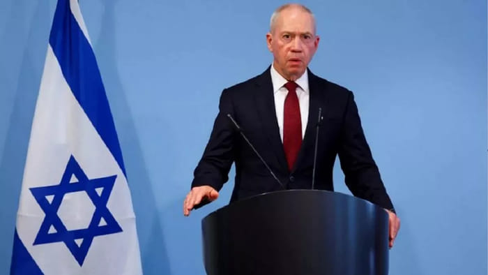 Defence Minister Gallant War against Hamas will end after Israel achieves its goals