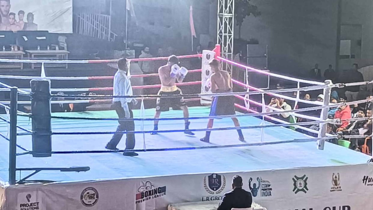 International boxing competition: Boxers from India and abroad clash in LR College