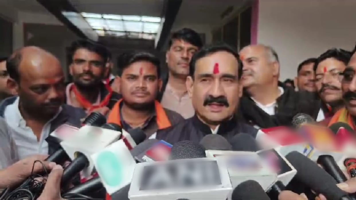 MP Election Result 2023 Narottam Mishra Statement Congress Raise Questions on EVM Vidhan Sabha Chunav Result