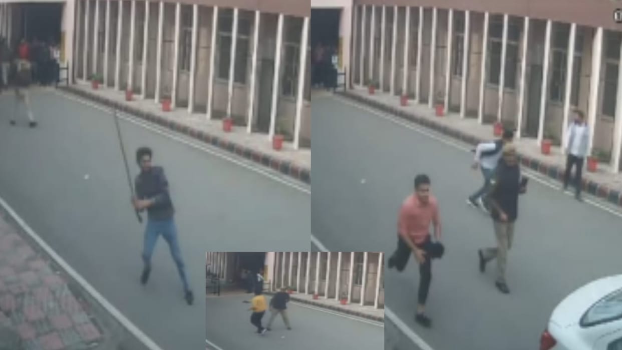 Meerut News: Students and officials got scared due to firing in CCSU