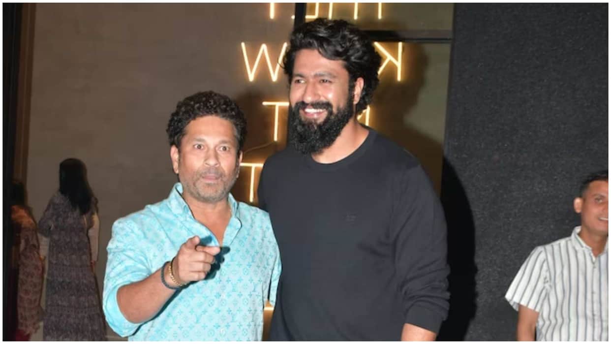 Vicky Kaushal watches Sam Bahadur with cricketing icons Sachin Tendulkar Zaheer Khan and Ajit Agarkar