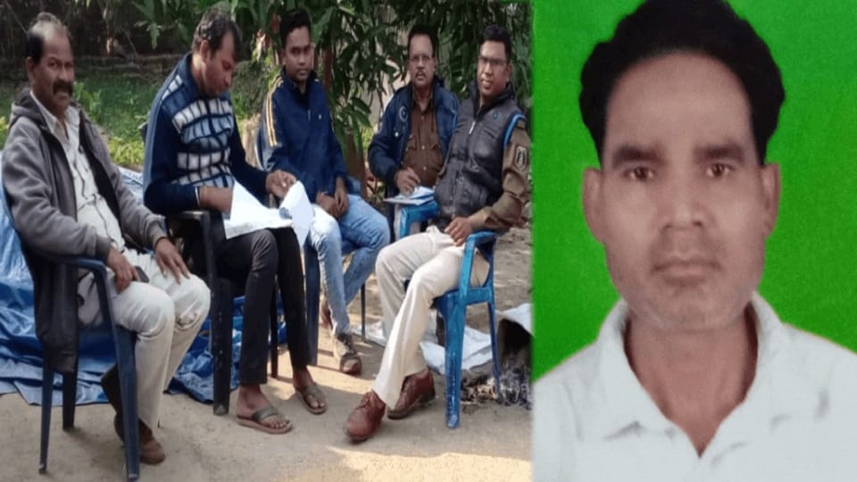 wife killed her husband by beating him with stick in anger