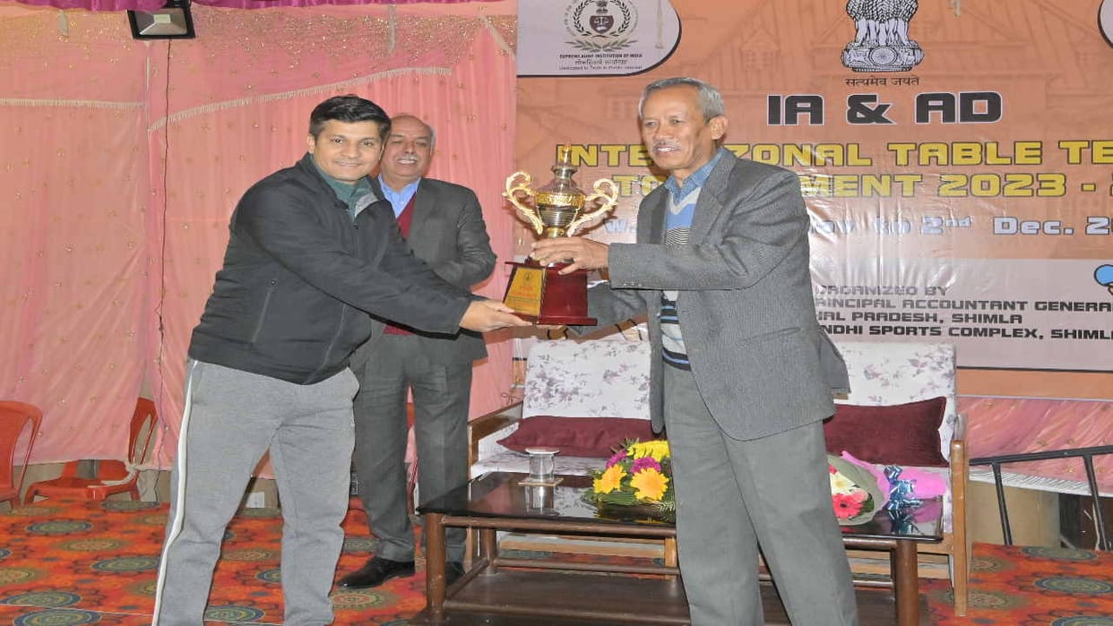 All India Table Tennis Competition: Sujay Chaturvedi of Madhya Pradesh and MS Bindu of Kerala won the trophy