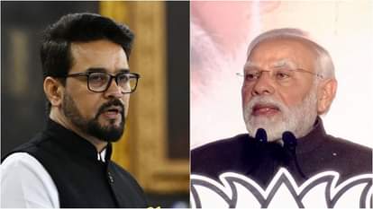 चुनावी जीत के बाद अनुराग ठाकुर ने पीएम मोदी की गारंटी का जिक्र किया (फाइल)