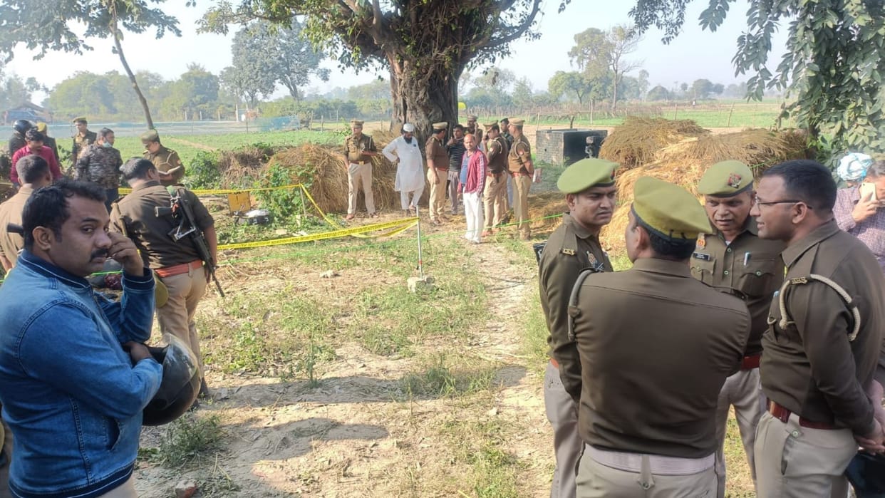 A man murdered in deva kotwali in Barabanki.