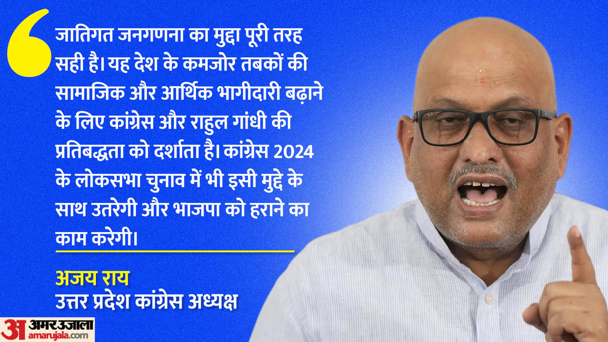 Election Results: UP Congress Chief said, the bet on caste census is right, this issue will corner BJP in 2024