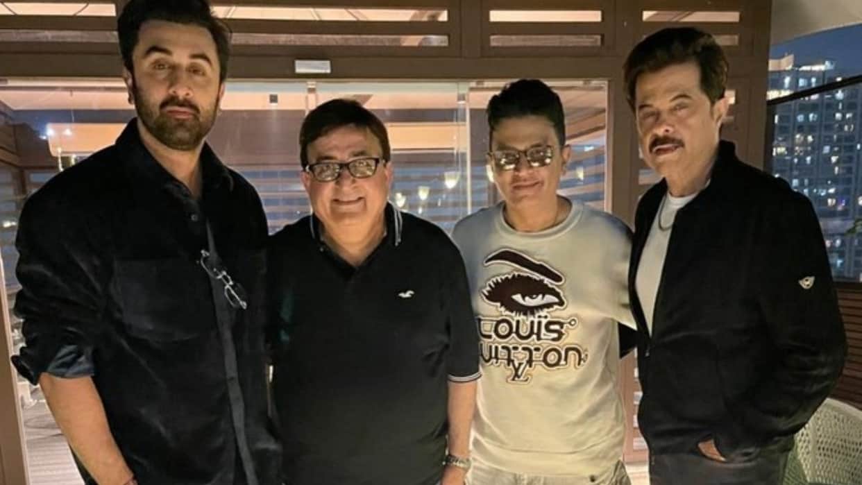 Bollywood actor Ranbir kapoor enjoyed Animal Success Party Photos went viral on social media