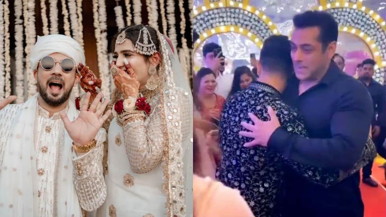 Salman Khan Attended Wedding Reception of Mudassar Khan with Casual Attire Video Went Viral