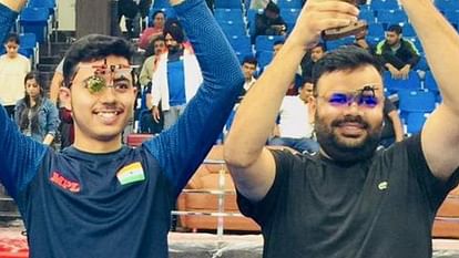 National Championships Rajasthan Abhinav won gold in rapid fire pistol UP Ankur got silver