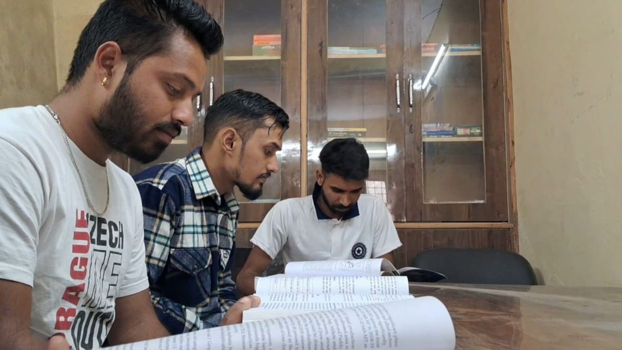 Panchayat Pradhan open modern Library in Village in Mandi Himachal Pradesh