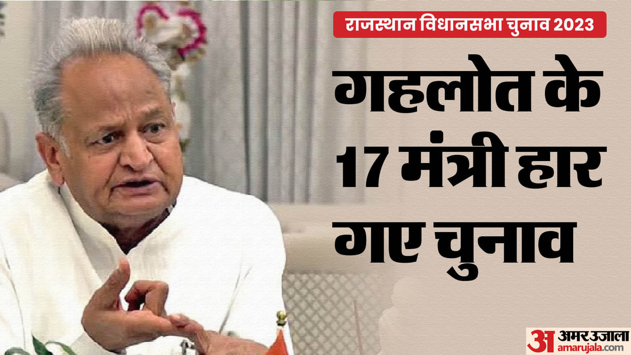 Rajasthan Election Result 2023 Live Vote Counting Today Assembly Chunav Gehlot ministers Win Lose Seats News