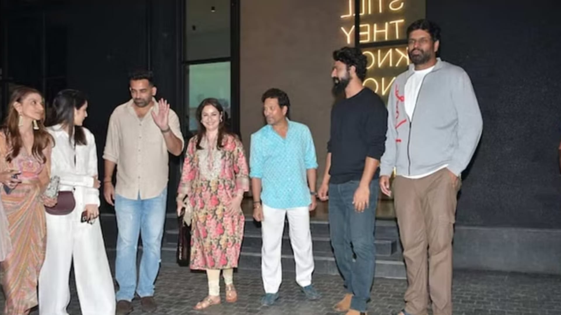 Vicky Kaushal Poses With Sachin Tendulkar after screening of Sam Bahadur says My Childhood Hero Saw My Film