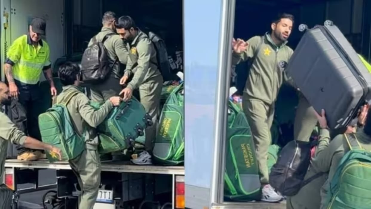 Shaheen Afridi on viral picture of Pakistan cricketers loading luggage by themselves at Sydney airport